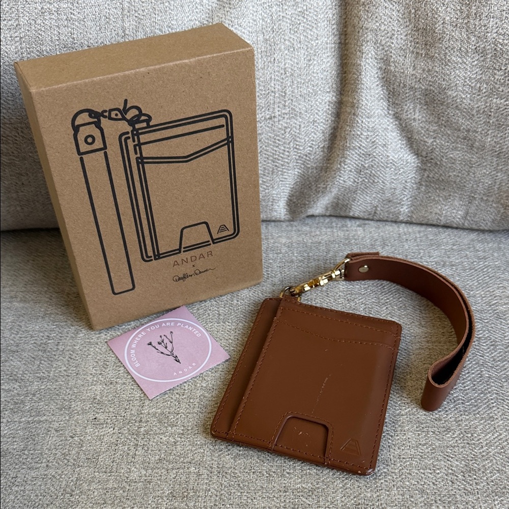 Andar Denner Wallet - Cognac Tan